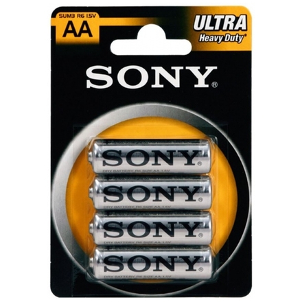 SONY Baterie tužkové SUM3NUB4A, 4ks R6/AA ULTRA, SUM3NUB4A