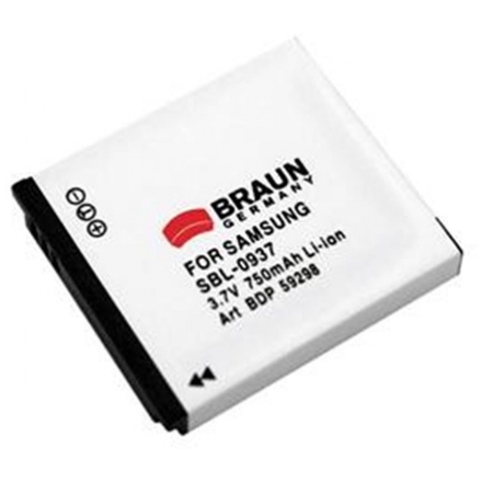 BRAUN PHOTOTECHNIK Braun akumulátor SAMSUNG SLB-0937, 750mAh, 59298