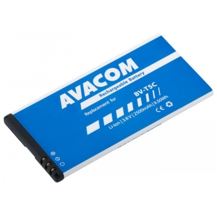 Baterie AVACOM GSMI-BVT5C-S2500 do mobilu Microsoft Lumia 640 Li-ion 3,8V 2500mAh (náhrada BV-T5C), GSMI-BVT5C-S2500