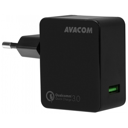 AVACOM HomeMAX síťová nabíječka Qualcomm Quick Charge 3.0, černá, NASN-QC1X-KK - neoriginální