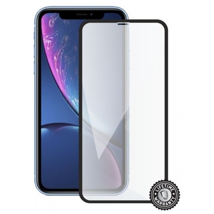 Screenshield APPLE iPhone Xr Tempered Glass protection (full COVER black), APP-TG3DBIPHXR-D