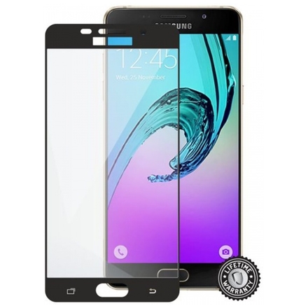 Screenshield SAMSUNG A510 Galaxy A5 (2016) Tempered Glass protection (full COVER Black), SAM-TGFCBMFA510F-D