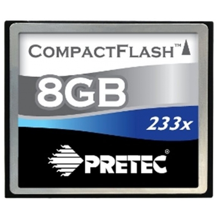 PRETEC CompactFlash 8GB 233x, PCCF8GB