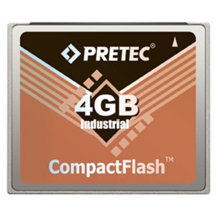 Industrial Pretec CF Card 4GB - Lynx Solution, CFY04G-HR