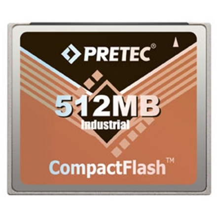 Industrial Pretec CF Card 512MB - Lynx Solution, CFY512-HR