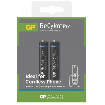 Gp Baterie GP nabíjecí baterie RECYKO PRO DECT (650mAh) - 2ks, 1033112100