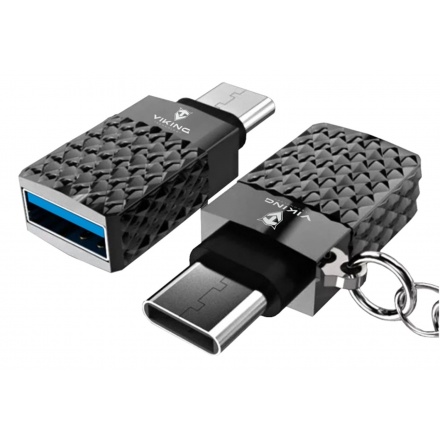 VIKING REDUKCE USB-C 3.0 TO USB-A 3.1 ANANAS stříbrná, VUSBC3S