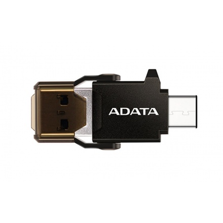 ADATA adapter USB typ C na OTG (čtečka), ACMR3PL-OTG-RBK