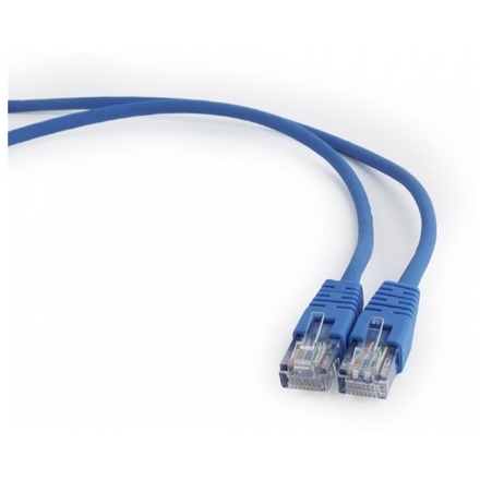 GEMBIRD Eth Patch kabel cat5e UTP, 1,5m, modrý, PP12-1.5M/B