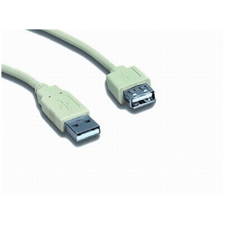 Gembird USB 2.0 extension cable, 0.75 m, black, CC-USB2-AMAF-75CM/300-BK