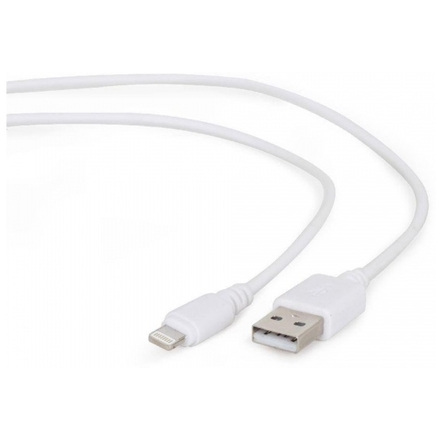 GEMBIRD Kabel CABLEXPERT USB 2.0 Lightning (IP5 a vyšší) nabíjecí a synchronizační kabel, 2m, bílý, CC-USB2-AMLM-2M-W