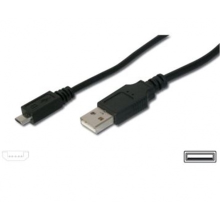 PremiumCord Kabel micro USB, A-B 1m, ku2m1f