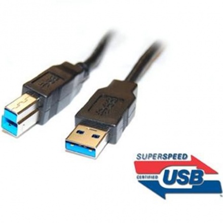 PremiumCord Kabel USB 3.0, A-B, 9pin, 5m, ku3ab5bk