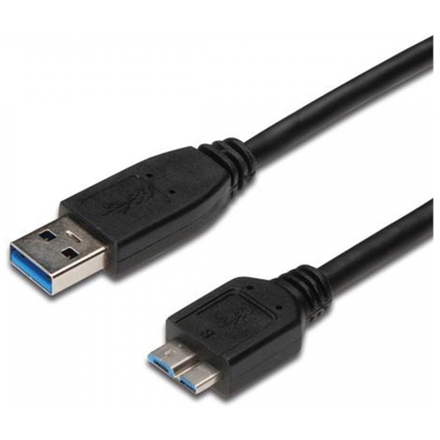  PremiumCord Kabel Micro USB 3.0 5Gbps USB A - Micro USB B, MM, 2m, ku3ma2bk