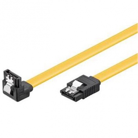 PremiumCord SATA 3.0 datový kabel, 6GBs, 90°, 0,7m, kfsa-15-07