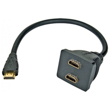 PremiumCord Adapter HDMI rozdvojka M - 2xF, kphdma-6