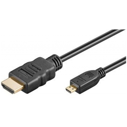 PremiumCord Kabel HDMI A - HDMI micro D, 2m, kphdmad2