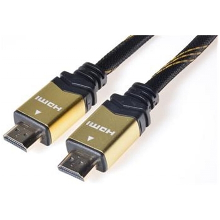PremiumCord GOLD HDMI + Ethernet kabel, zlac.,1,5m, kphdmet015