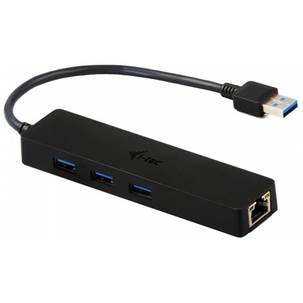 i-tec USB 3.0 SLIM HUB 3 Port With Gigabit LAN, U3GL3SLIM