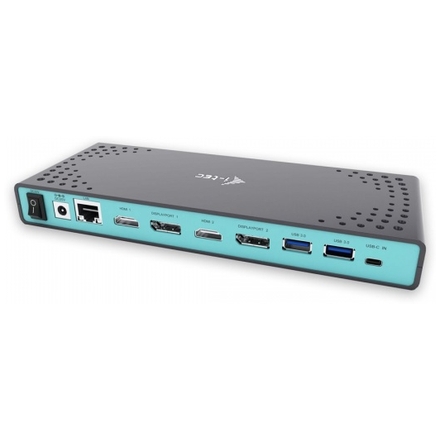 i-tec USB 3.0 / USB-C 5K Univerzální dual dokovací stanice, CADUAL4KDOCK