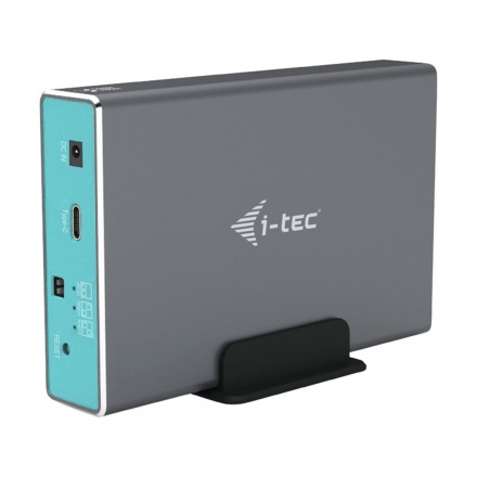 i-tec MySafe USB-C 3.1 Gen. 2 / USB 3.0, External case for 2x 2,5“ SATA HDD/SSD, RAID 0/1/JBOD, CAMYSAFEDUAL25