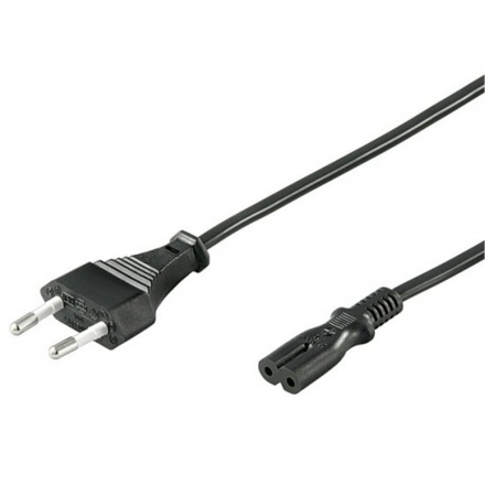 PremiumCord Kabel síťový 230V k magnetofonu 3m, černý, kpspm3