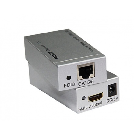 PremiumCord HDMI extender na 60m přes jeden kabel Cat5e/Cat6, khext60-1