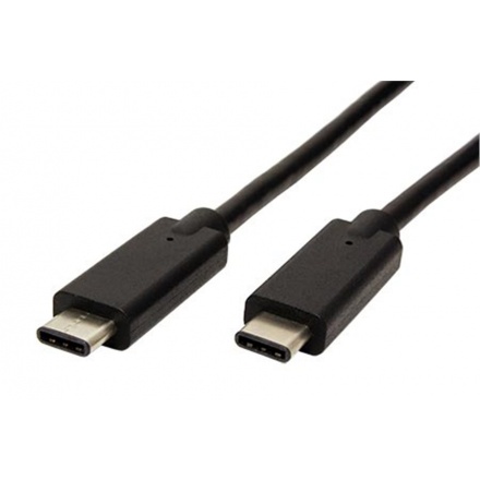 PremiumCord USB-C kabel ( USB 3.1 generation 2, 3A, 10Gbit/s ) černý, 1m, ku31cg1bk