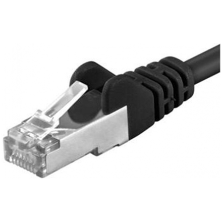 Premiumcord Patch kabel CAT6a S-FTP, RJ45-RJ45, AWG 26/7 1,5m, černá, sp6asftp015C