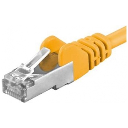 Premiumcord Patch kabel CAT6a S-FTP, RJ45-RJ45, AWG 26/7 2m, žlutá, sp6asftp020Y