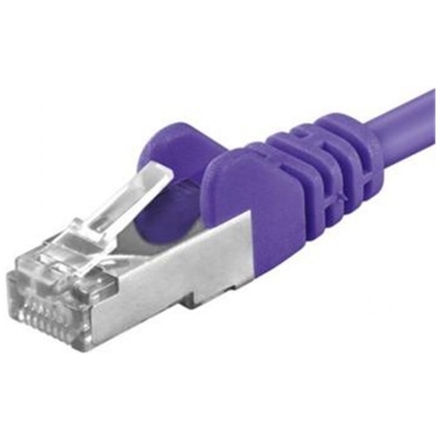 Premiumcord Patch kabel CAT6a S-FTP, RJ45-RJ45, AWG 26/7 3m, fialová, sp6asftp030V