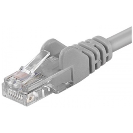 PremiumCord Patch kabel UTP RJ45-RJ45 CAT6 0.25m šedá, sp6utp002