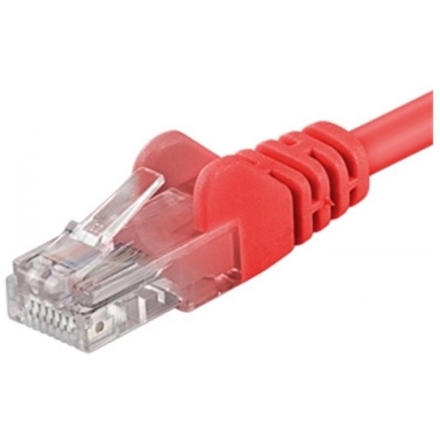 PremiumCord Patch kabel UTP RJ45-RJ45 CAT6 0.5m červená, sp6utp005R