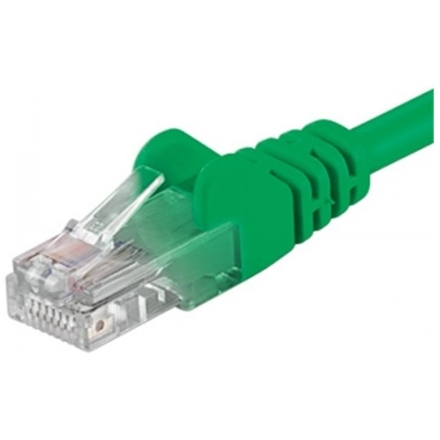 PREMIUMCORD Patch kabel UTP RJ45-RJ45 level 5e 1,5m, zelený, sputp015G