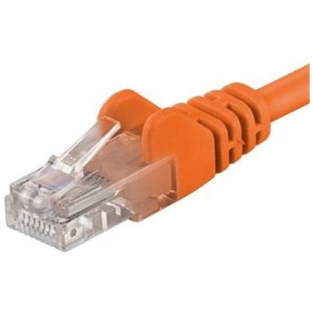 PREMIUMCORD Patch kabel UTP RJ45-RJ45 level 5e 1m oranžová, sputp01E