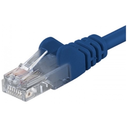 PremiumCord Patch kabel UTP RJ45-RJ45 level 5e 1m modrá, sputp01B