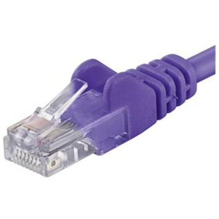 PREMIUMCORD Patch kabel UTP RJ45-RJ45 level CAT6, 1m, fialová, sp6utp010V