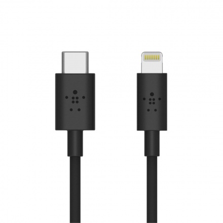 BELKIN Boost Charge USB-C - Lightning, black, F8J239bt04-BLK