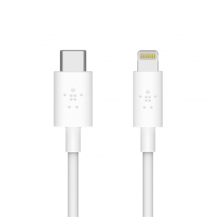 BELKIN Boost Charge USB-C - Lightning, white, F8J239bt04-WHT