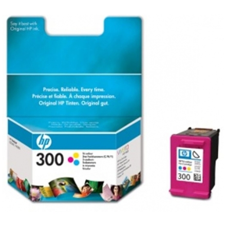 HP 300 - 3 barevná inkoustová kazeta, CC643EE, CC643EE - originální