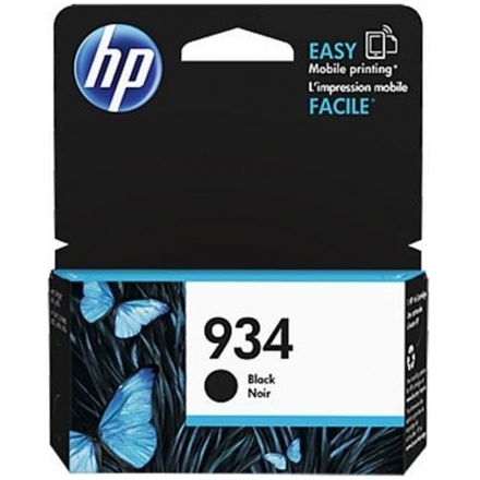 HP 934 černá inkoustová kazeta, C2P19AE, C2P19AE - originální