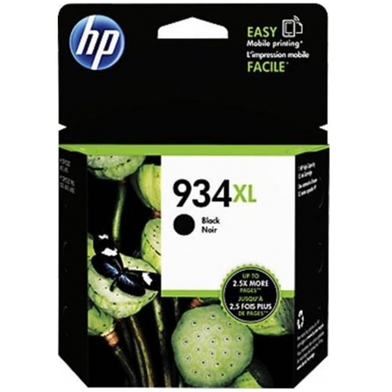 HP 934XL černá inkoustová kazeta, C2P23AE, C2P23AE - originální