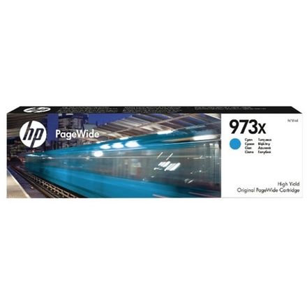 HP 973X azurová inkoustová kazeta, F6T81AE, F6T81AE - originální