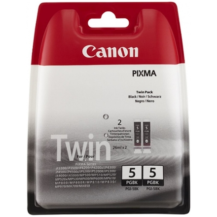 Canon PGI-5Bk inkoustová kazeta černá - 2- pack, 0628B030