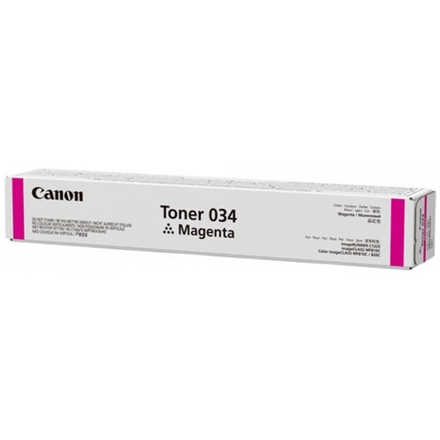 Canon toner 034 purpurový, CF9452B001 - originální