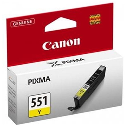 Canon CLI-551 Y, žlutá, 6511B001 - originální