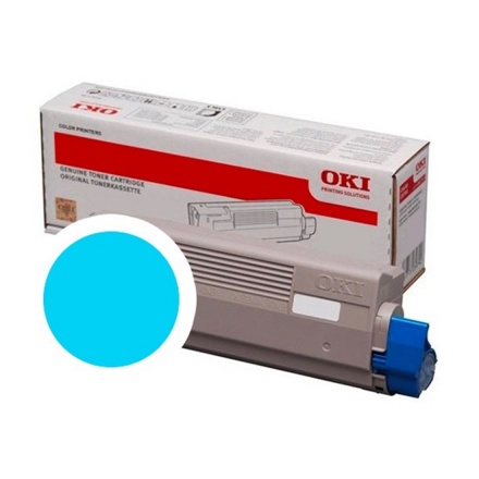 OKI cyan toner do C834/C844 (10 000 stránek), 46861307 - originální