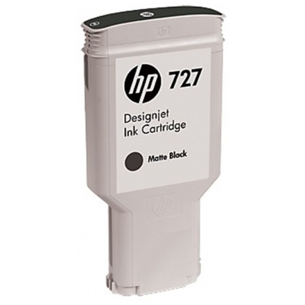 HP no 727 - černá velká matná ink.kazeta, C1Q12A, C1Q12A - originální