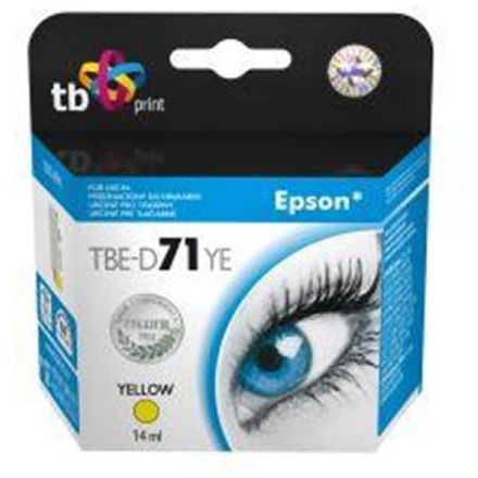 Ink. kazeta TB kompatibilní s Epson T0714 Yellow, TBE-D71YE