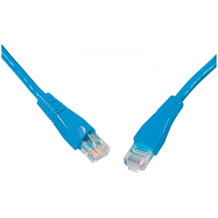 SOLARIX patch kabel CAT5E UTP PVC 7m modrý snag-proof, 28331709